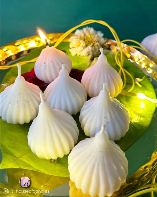 Modak Candles (Box of 9 Modak Candles)