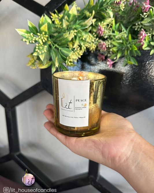 Golden Glass ( Scented Candle)