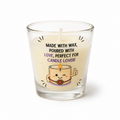 The Original Rakhi Jar hand-poured soy wax Rakhi candle in clear glass jar