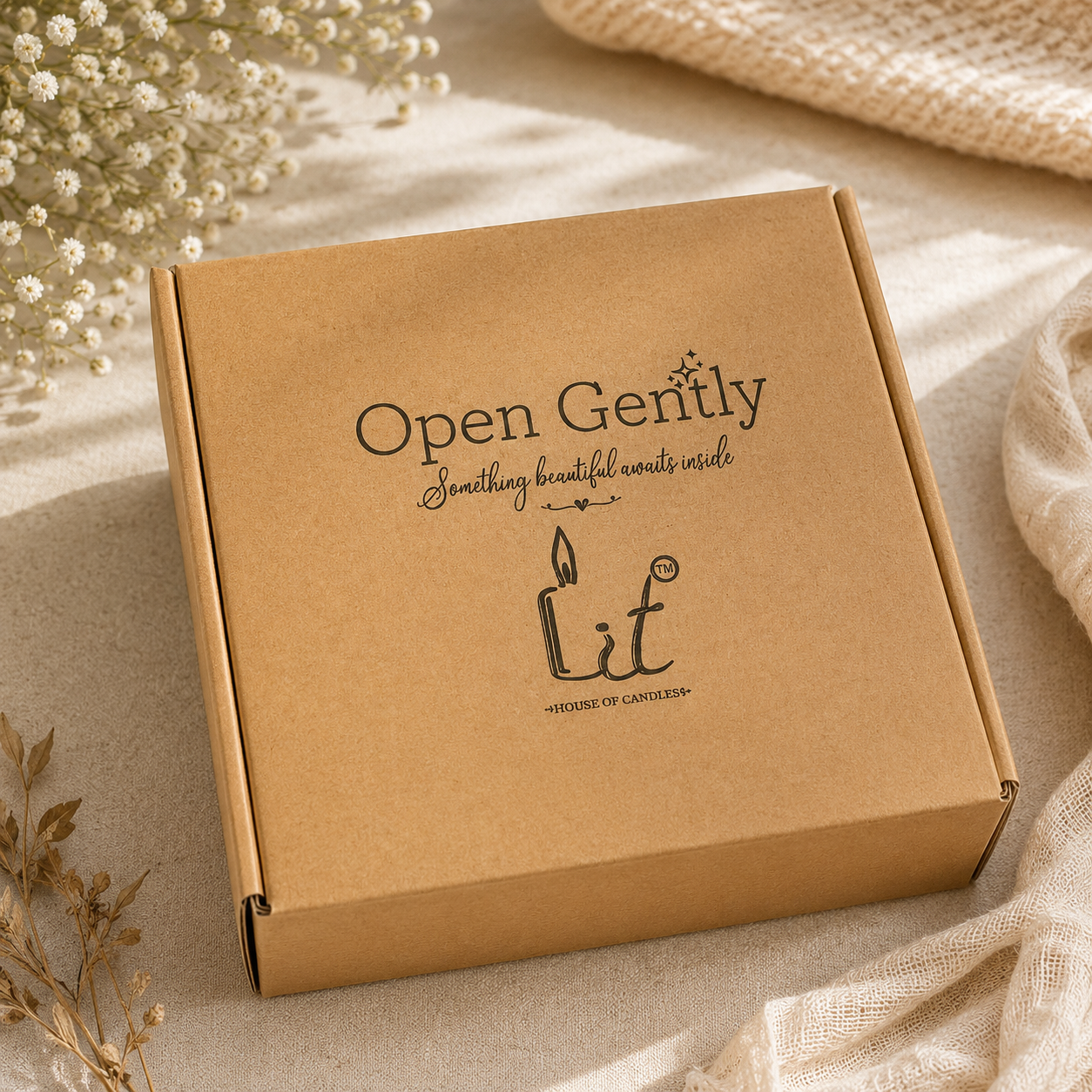 Pastel Trio Gift Set in branded Lit House Of Candles outer box